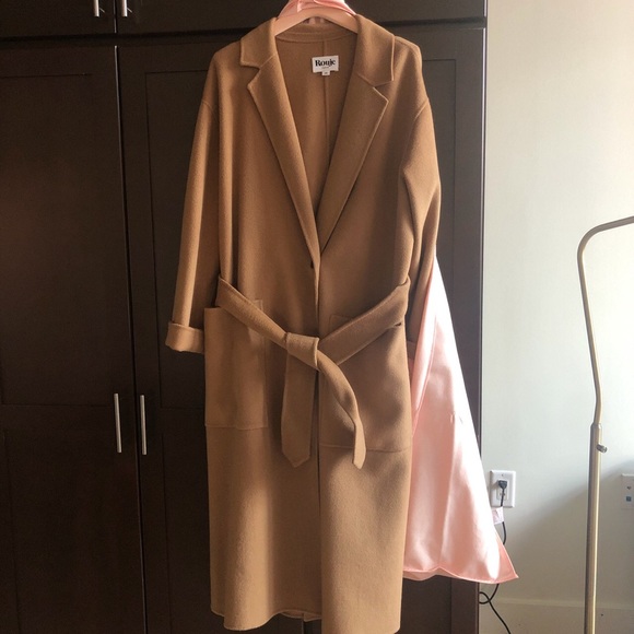 Rouje real! Gorgeous!!! Philou Camel Coat XS or good for US4 too - Picture 3 of 4
